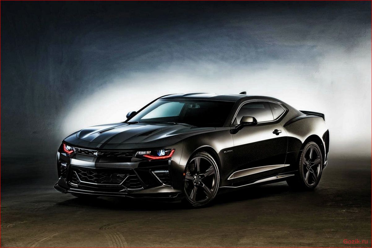 chevrolet, camaro, black, элегантность, мощность