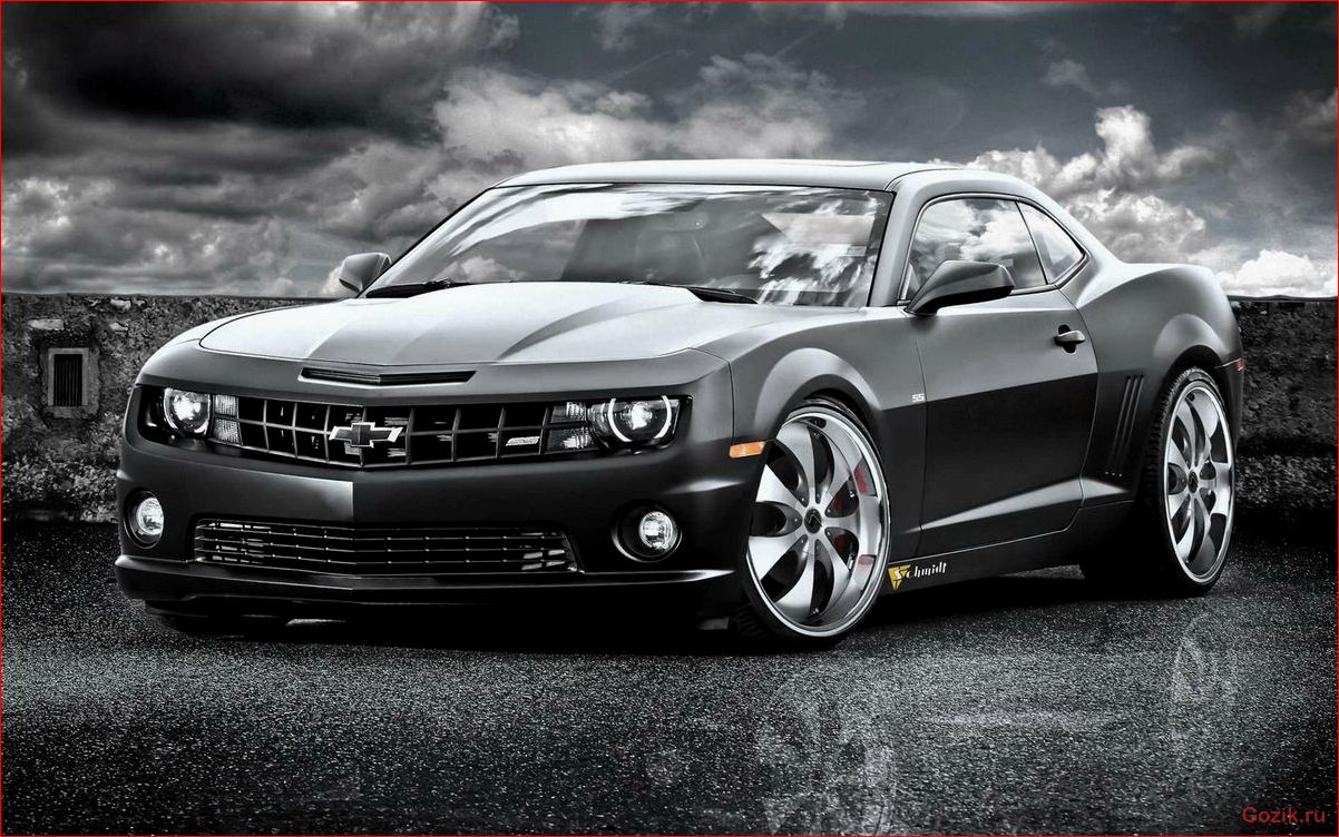 chevrolet, camaro, black, элегантность, мощность