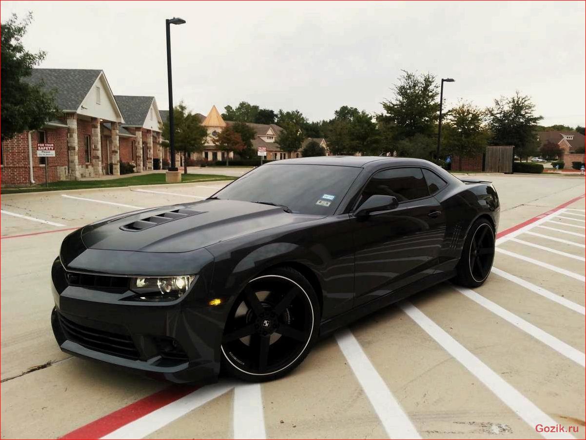 chevrolet, camaro, black, элегантность, мощность