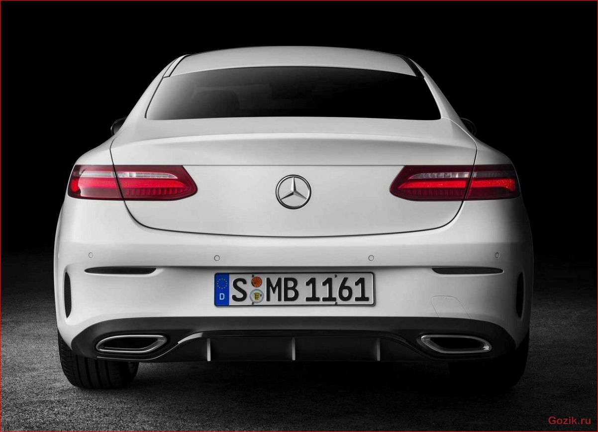 mercedes-benz, e-class, coupe, 2017-2018, обзор