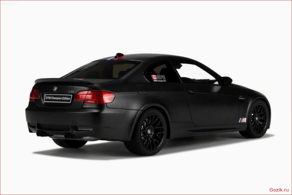 BMW Champion Edition M3 DTM: особая серия для настоящих поклонников гоночных автомобилей champion, edition, особая, серия, настоящих