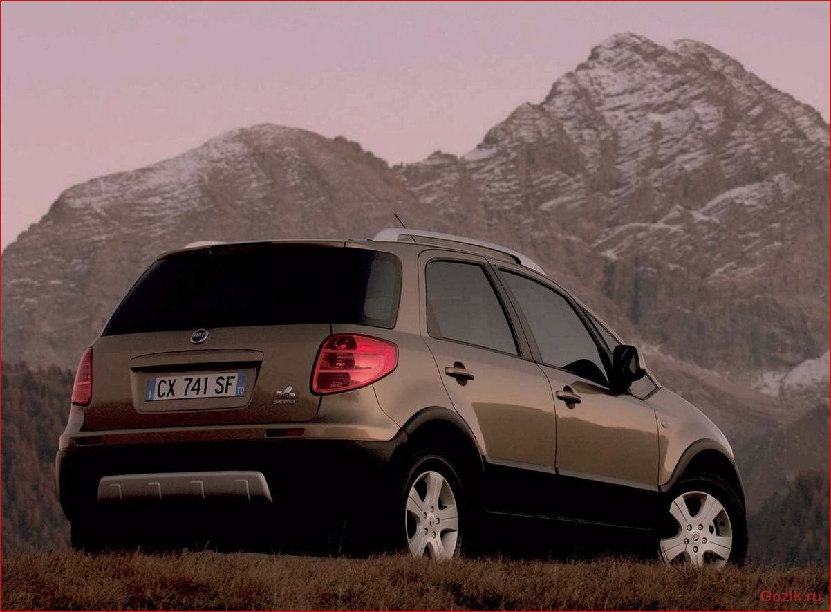 Компактный кроссовер Fiat Sedici компактный, кроссовер, fiat, sedici