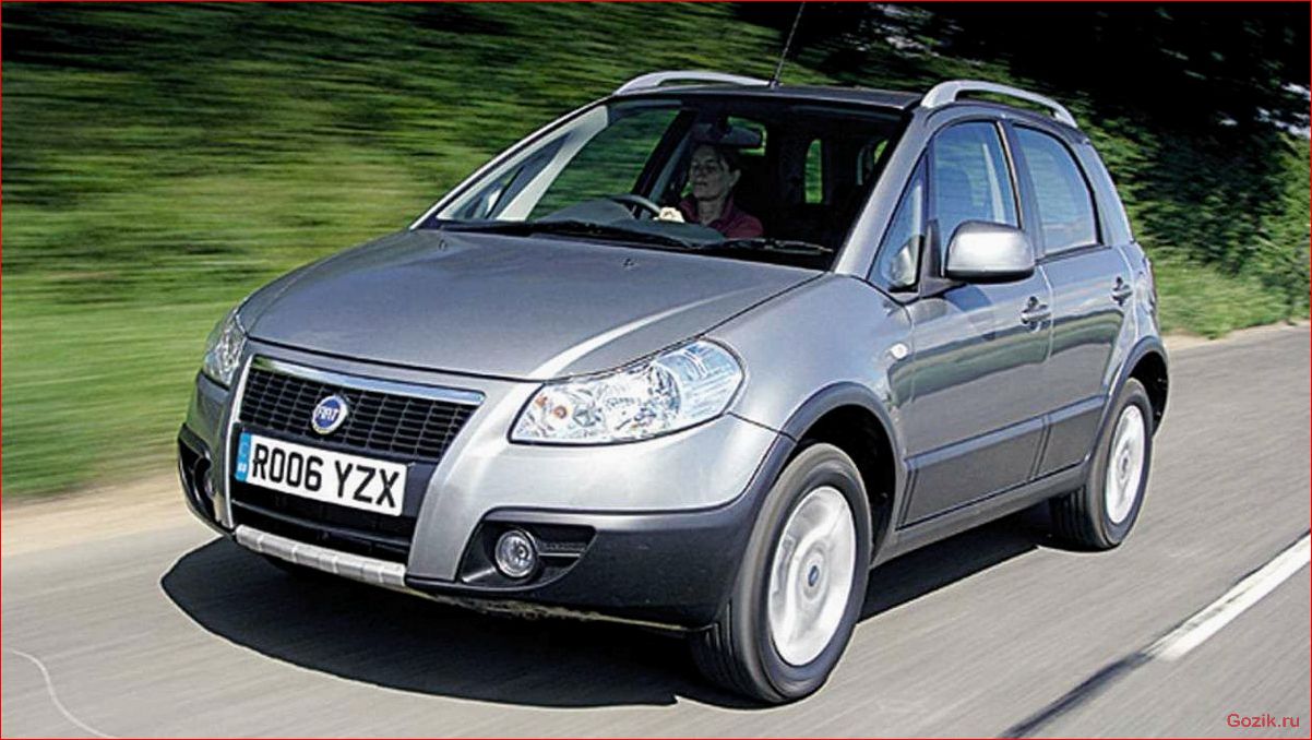 Компактный кроссовер Fiat Sedici компактный, кроссовер, fiat, sedici