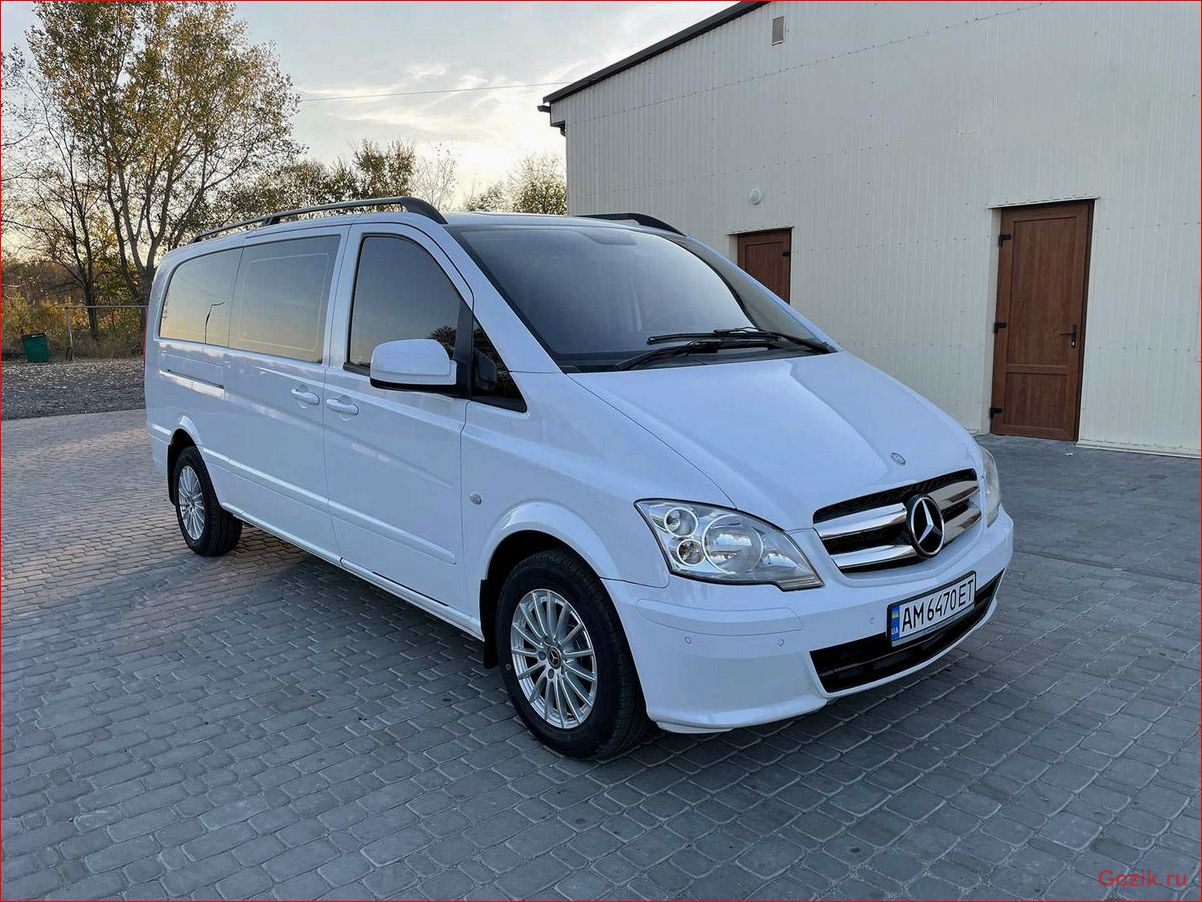 микроавтобус, mercedes, vito, характеристики, особенности
