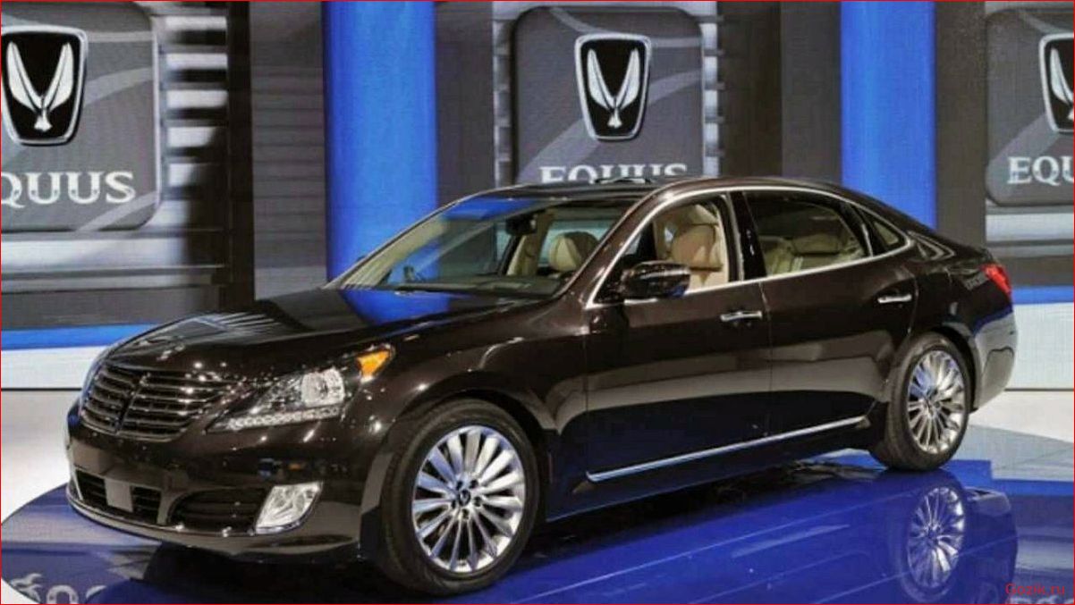 hyundai, equus, обновлённый, седан
