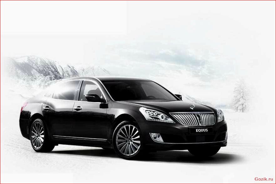 hyundai, equus, обновлённый, седан