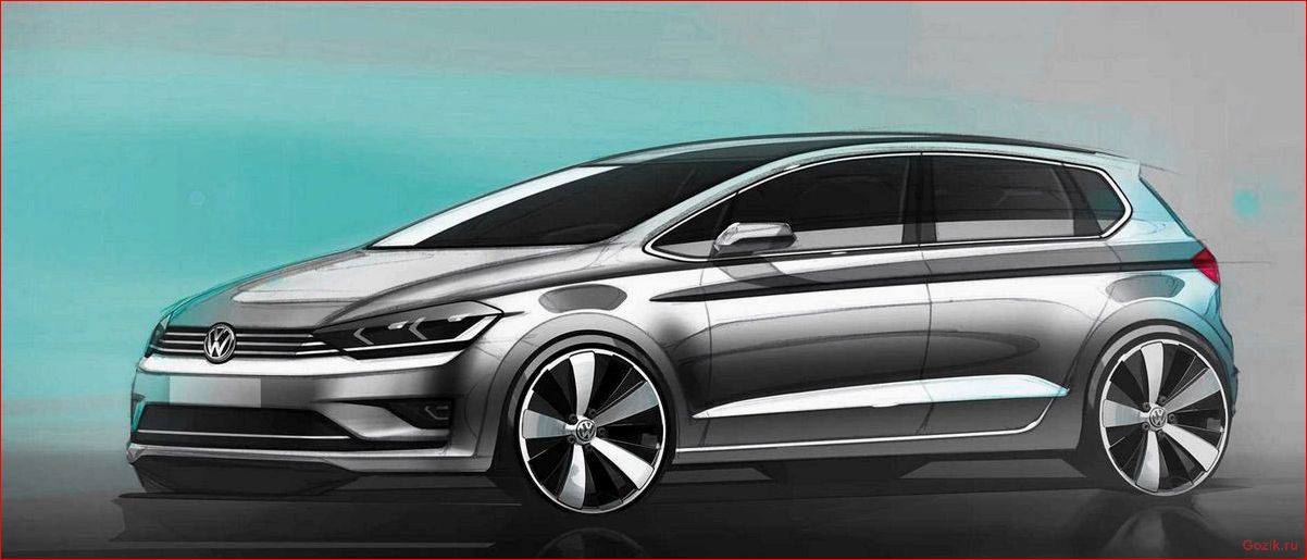 Новый Volkswagen Golf Sportsvan 2014 новый, volkswagen, golf, sportsvan, 2014