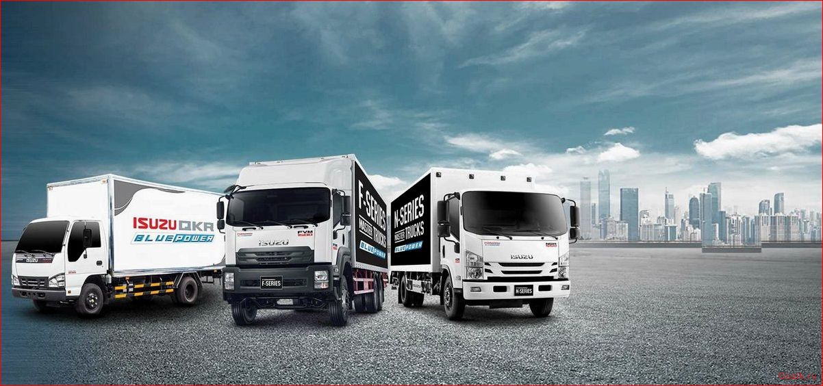 обзор, популярных, грузовиков, isuzu