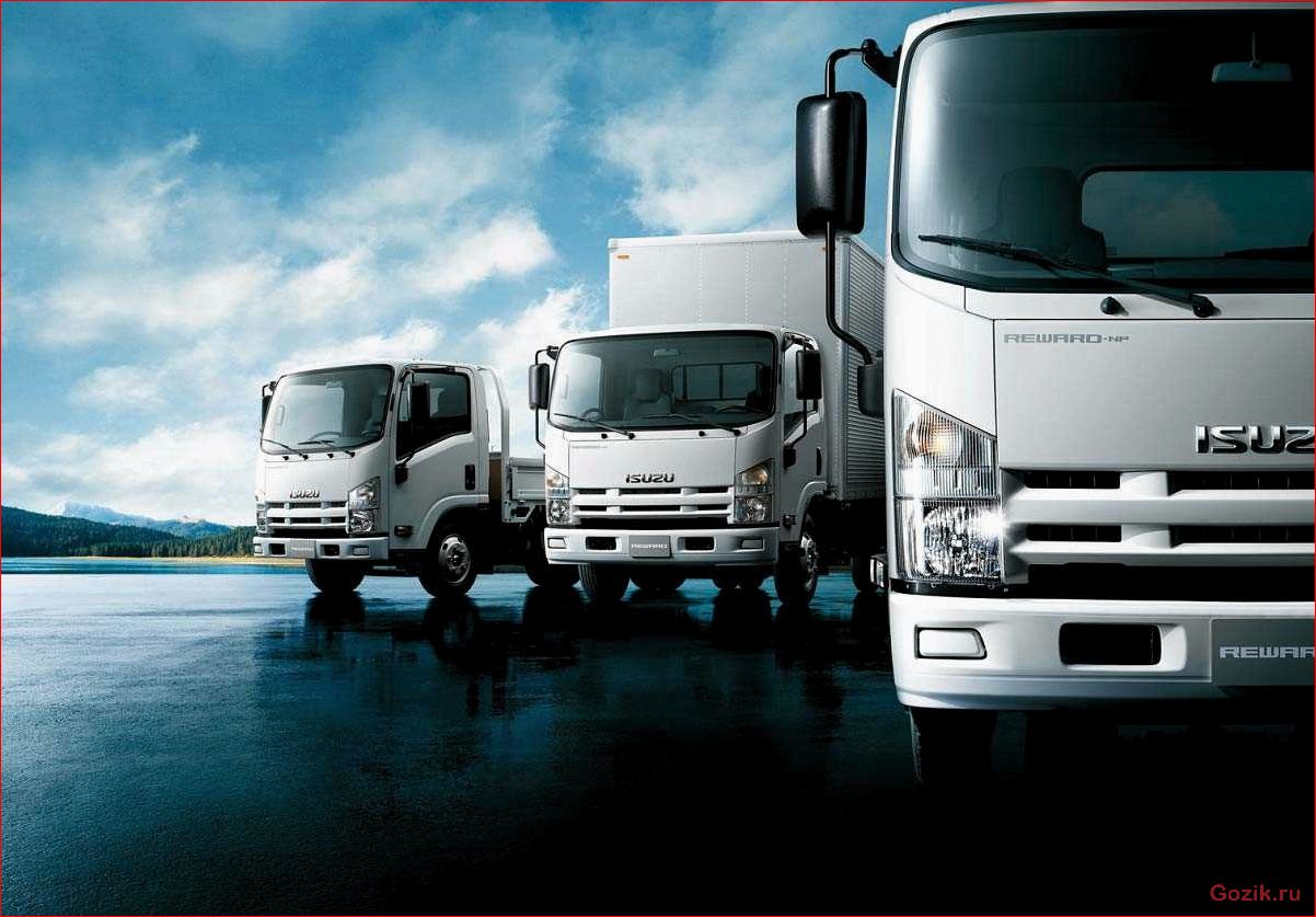 обзор, популярных, грузовиков, isuzu