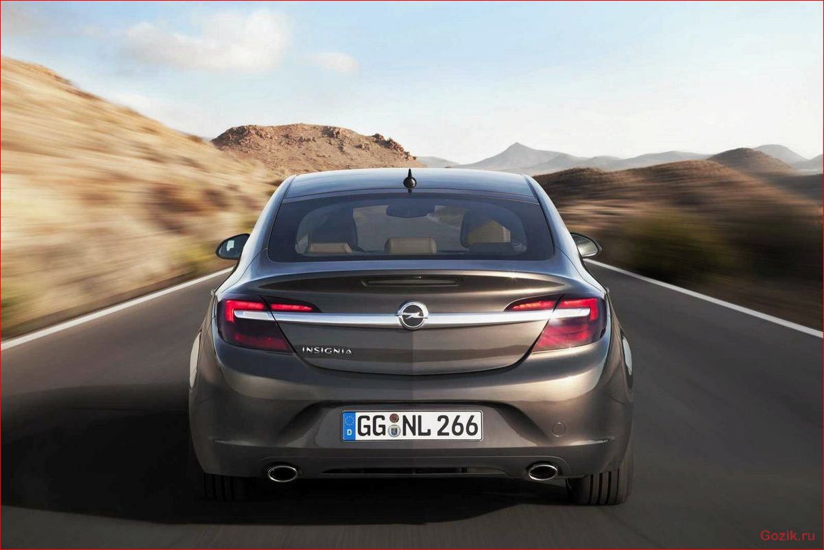 opel, insignia, 2013-2015, описание, технические