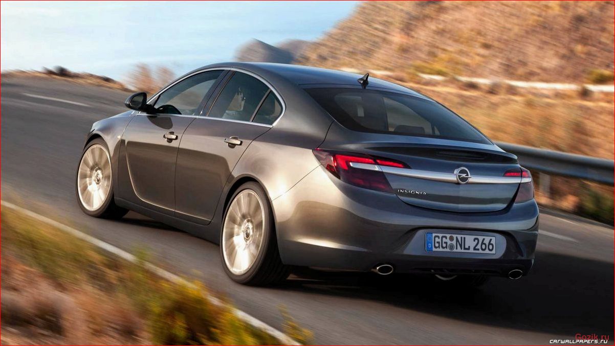 opel, insignia, 2013-2015, описание, технические