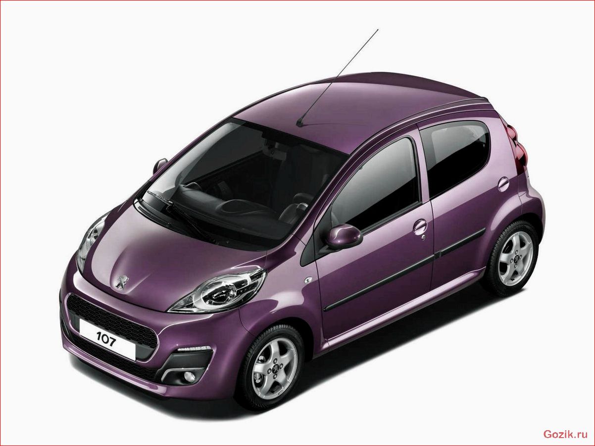 Peugeot 107 2012-2013: обзор модели, характеристики, отзывы peugeot, 2012-2013, обзор, модели, характеристики