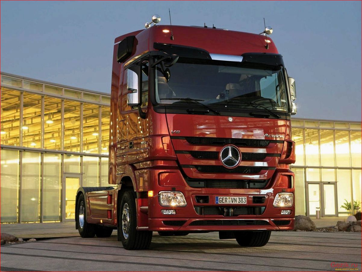 Грузовик Mercedes-Benz Actros: надежность и комфорт на дороге грузовик, mercedes-benz, actros, надежность, комфорт