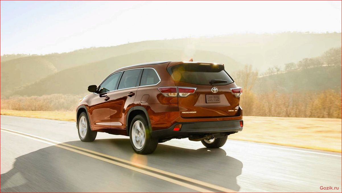 кроссовер, toyota, highlander, 2014