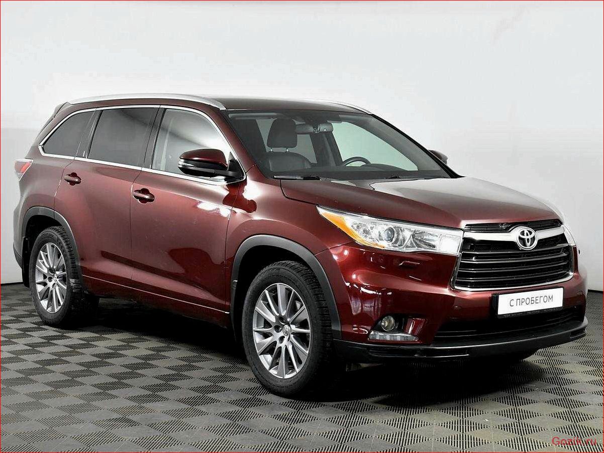 кроссовер, toyota, highlander, 2014