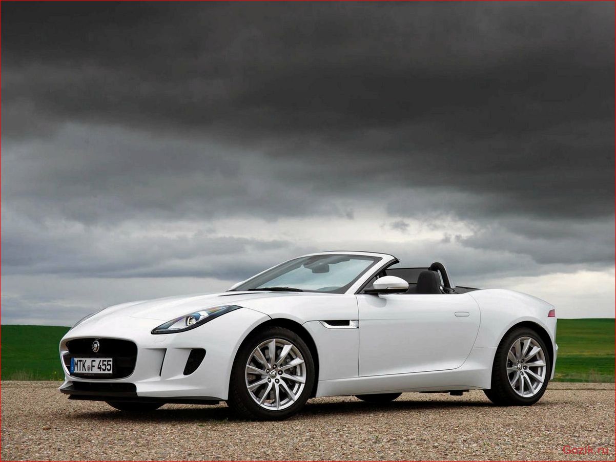 родстер, jaguar, f-type