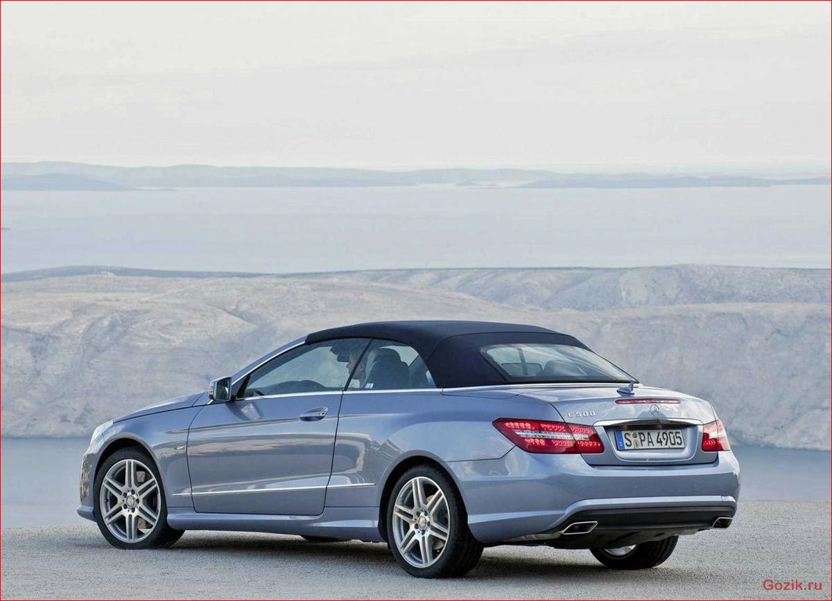 mercedes, e-class, cabrio, описание, характеристики