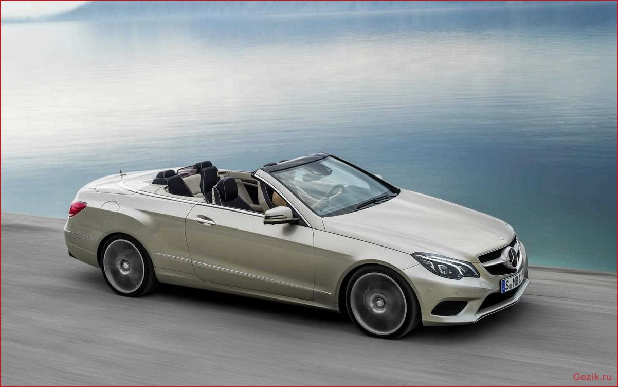 mercedes, e-class, cabrio, описание, характеристики