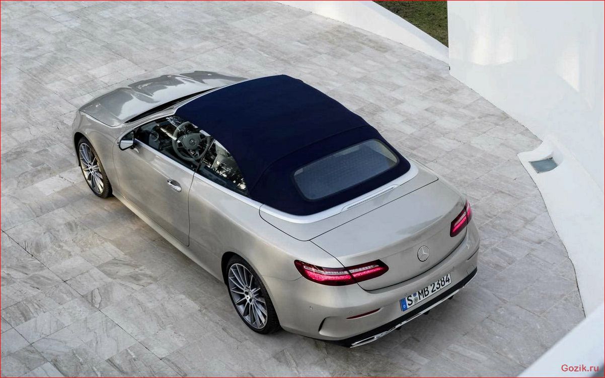 mercedes, e-class, cabrio, описание, характеристики