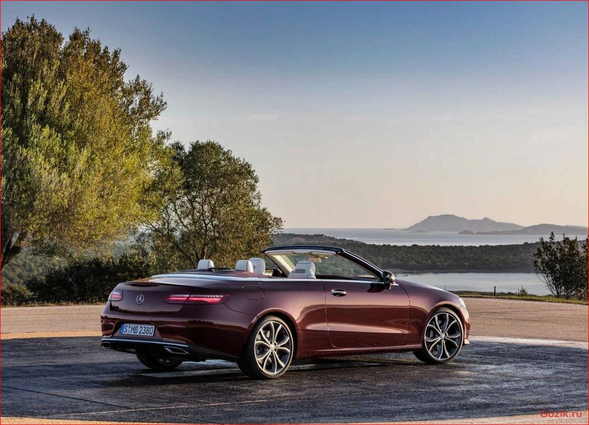 mercedes, e-class, cabrio, описание, характеристики