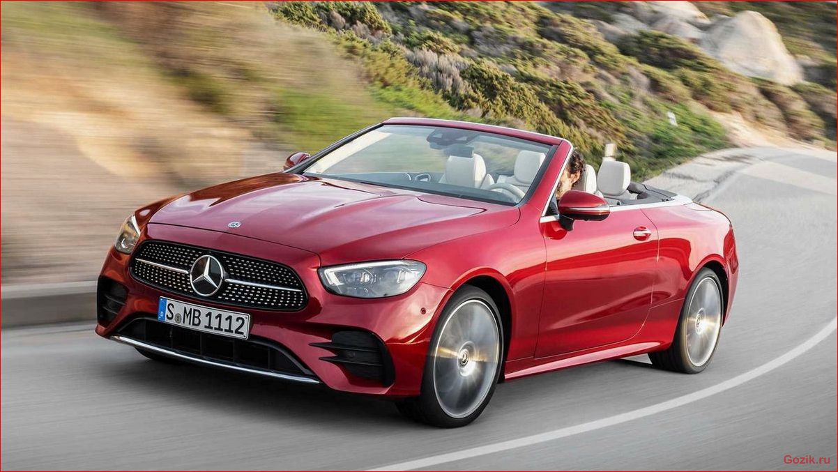 mercedes, e-class, cabrio, описание, характеристики