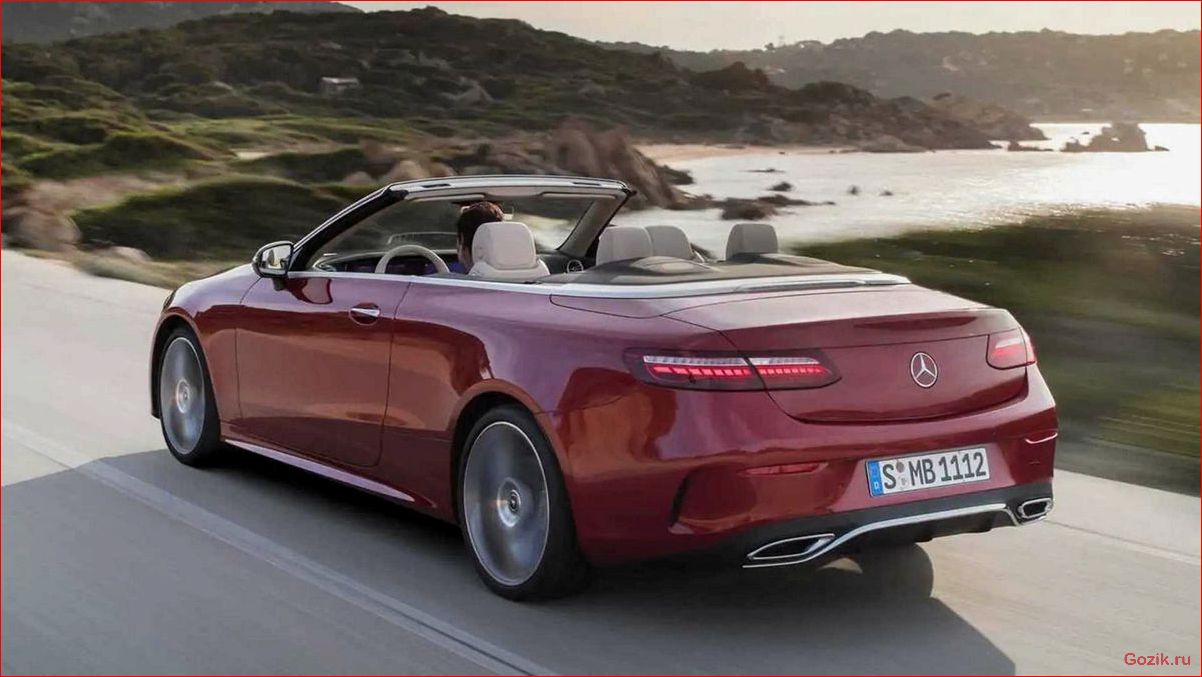 mercedes, e-class, cabrio, описание, характеристики