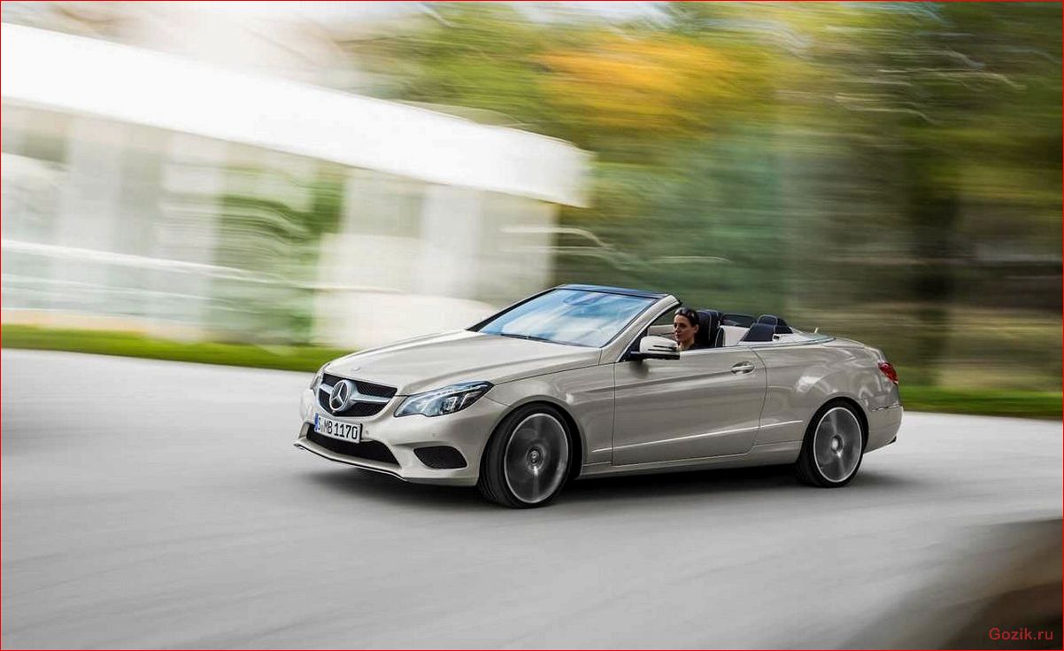 mercedes, e-class, cabrio, описание, характеристики