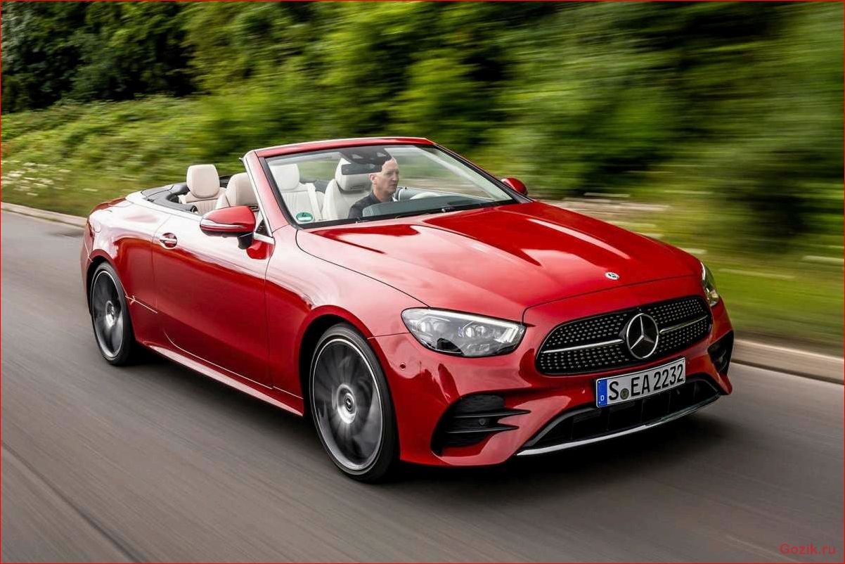 mercedes, e-class, cabrio, описание, характеристики