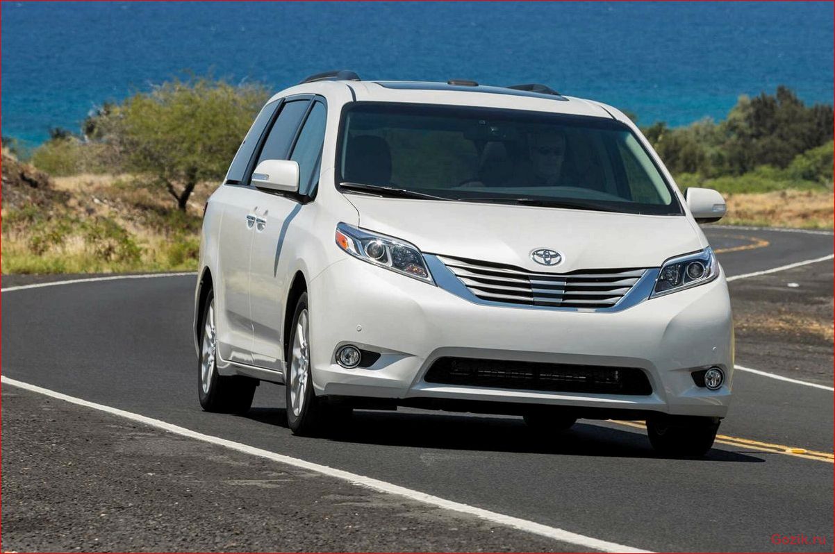 toyota, sienna, обзор, характеристики, цены