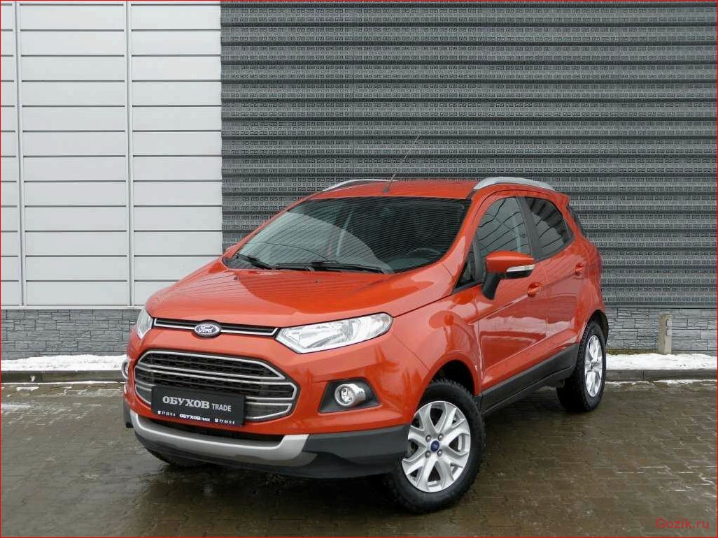ford, ecosport, обзор, модели, технические