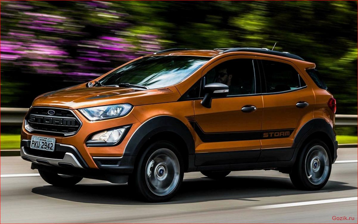 ford, ecosport, обзор, модели, технические