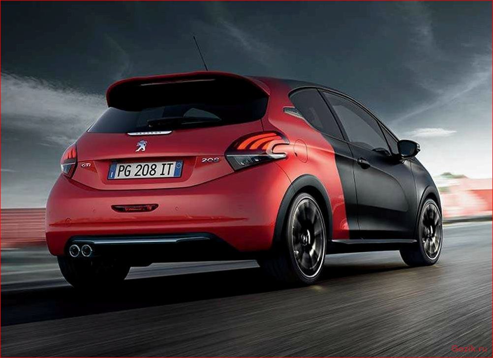 Peugeot 208 GTi: характеристики, обзор, цена peugeot, характеристики, обзор, цена
