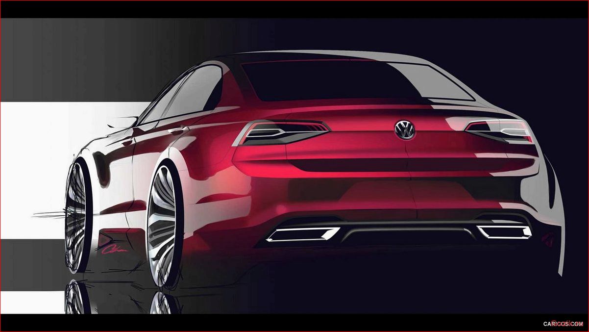 концепт, volkswagen, midsize, coupe, новое