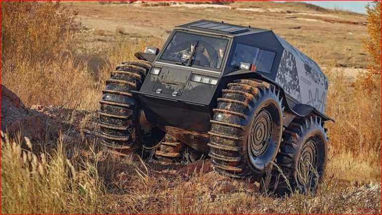 обзор, вездехода, шерп, sherp