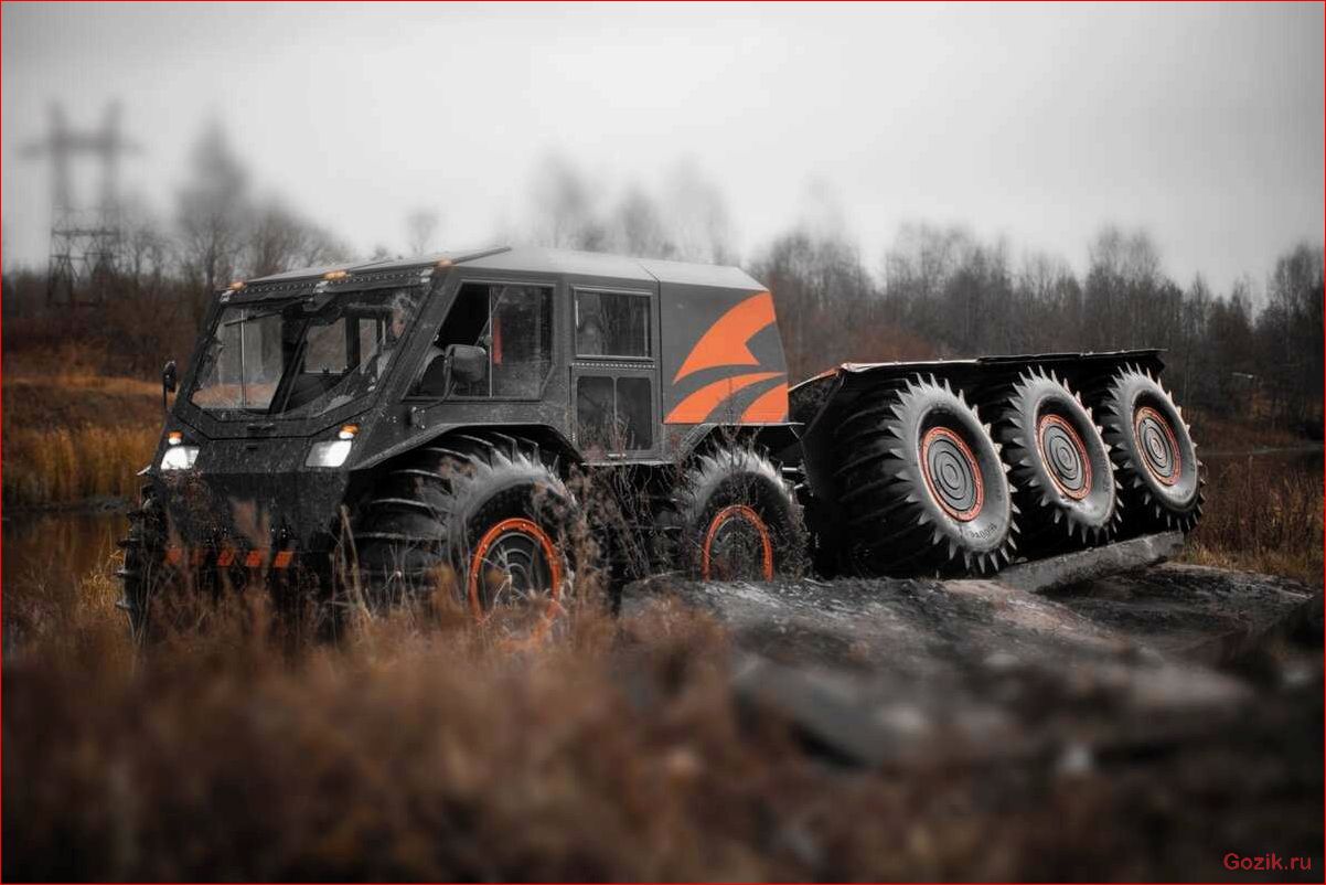 обзор, вездехода, шерп, sherp