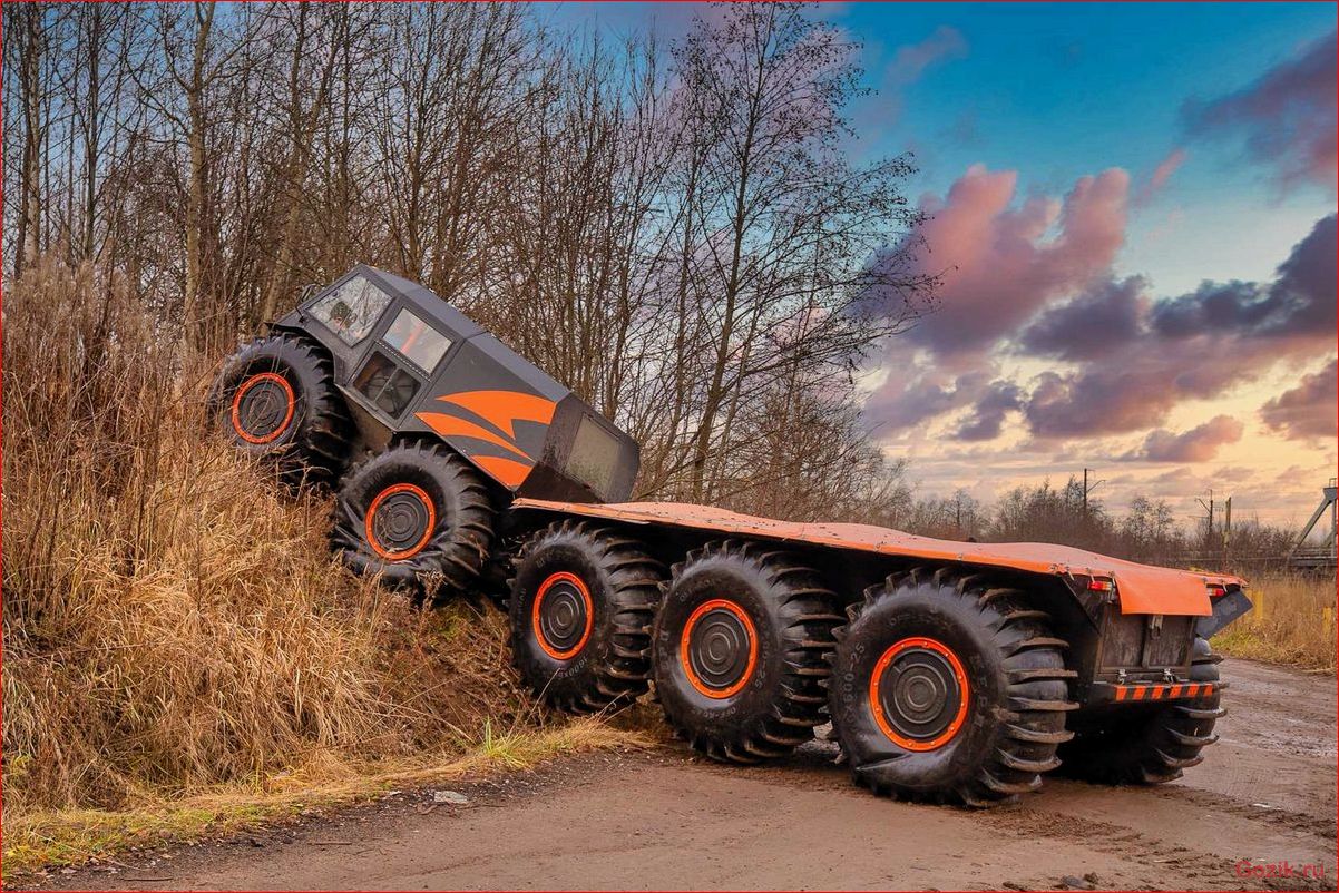 обзор, вездехода, шерп, sherp