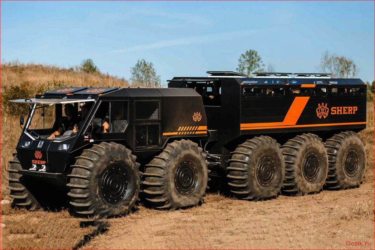 обзор, вездехода, шерп, sherp