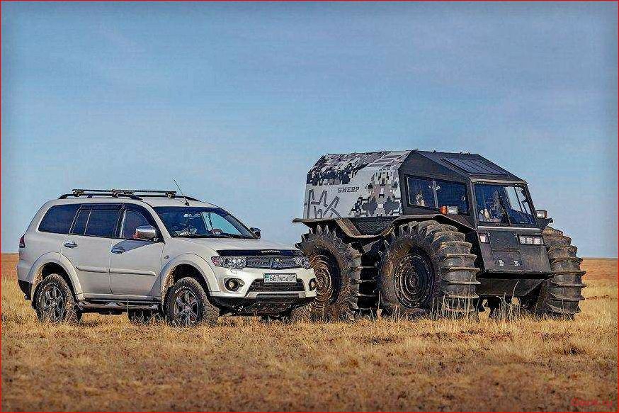 обзор, вездехода, шерп, sherp