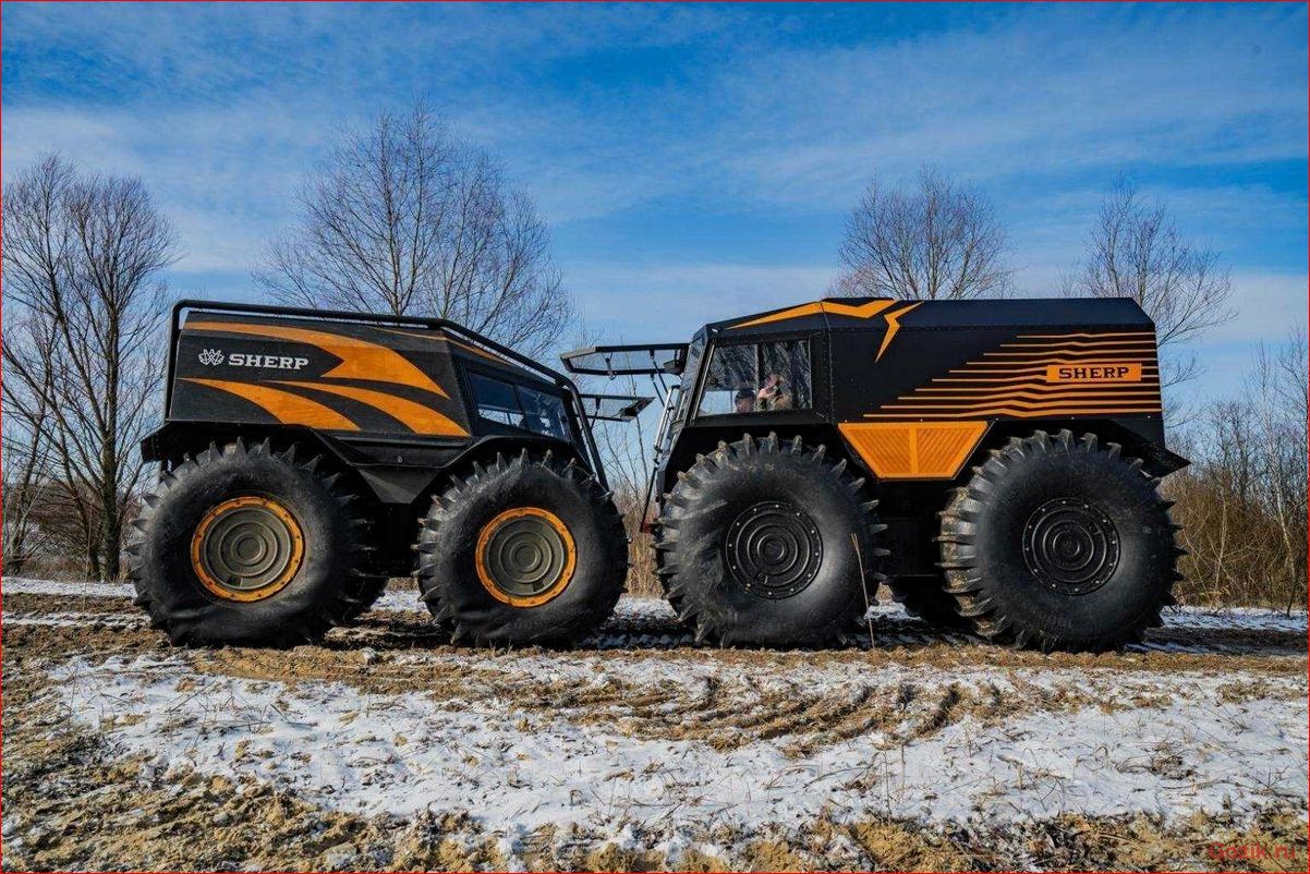 обзор, вездехода, шерп, sherp