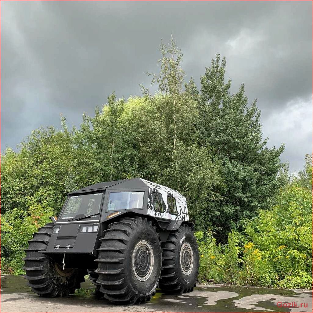 обзор, вездехода, шерп, sherp