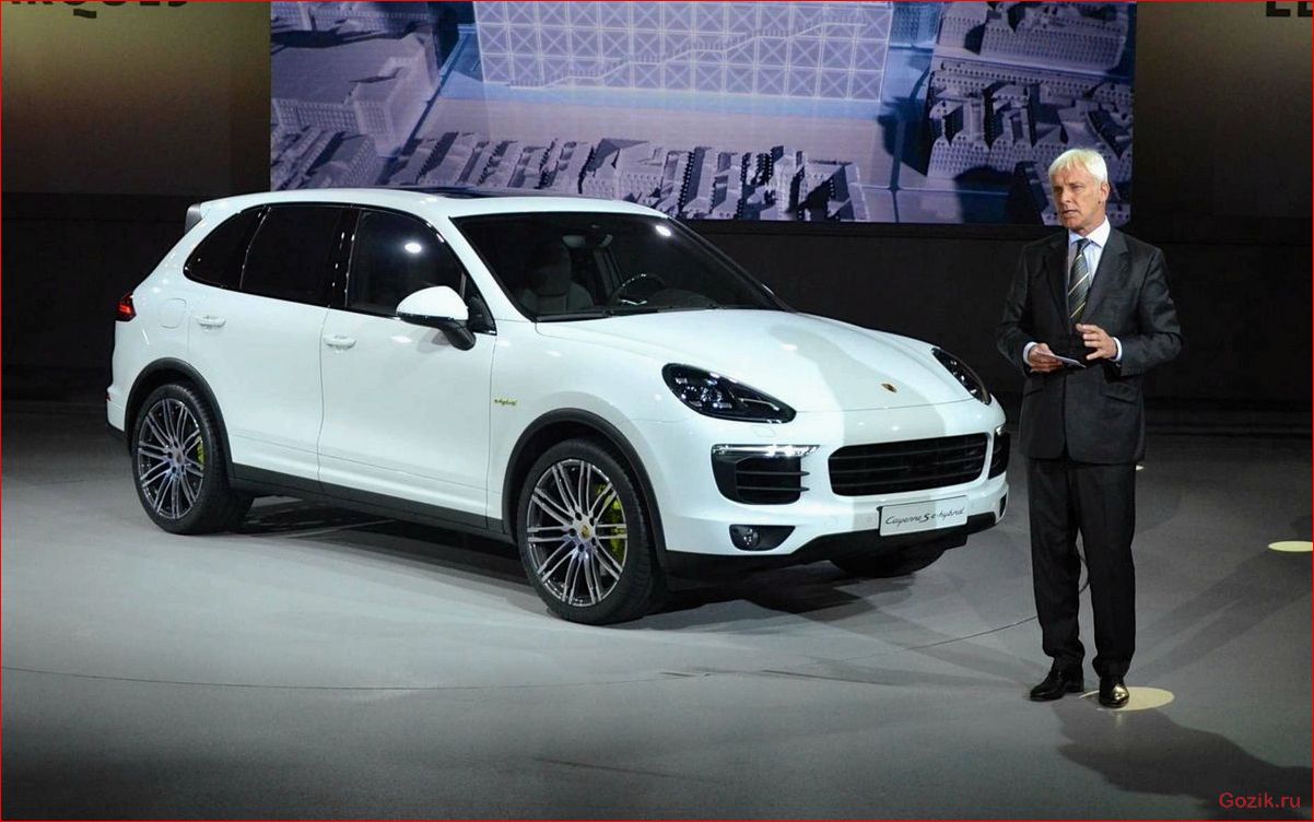 Porsche Cayenne E-Hybrid 3.0 гибридный (Plug-in) 2015 porsche, cayenne, e-hybrid, гибридный, 2015