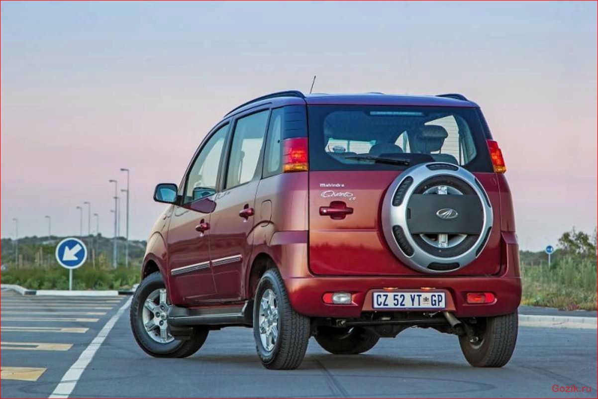 Кроссовер Mahindra Quanto: описание, технические характеристики, отзывы владельцев кроссовер, mahindra, quanto, описание, технические