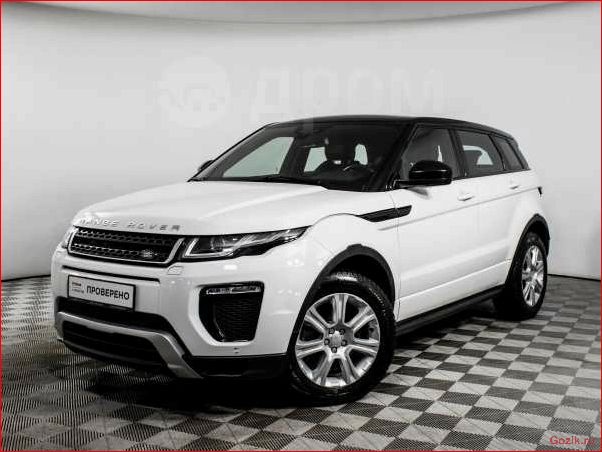 range, rover, evoque, получит, новый