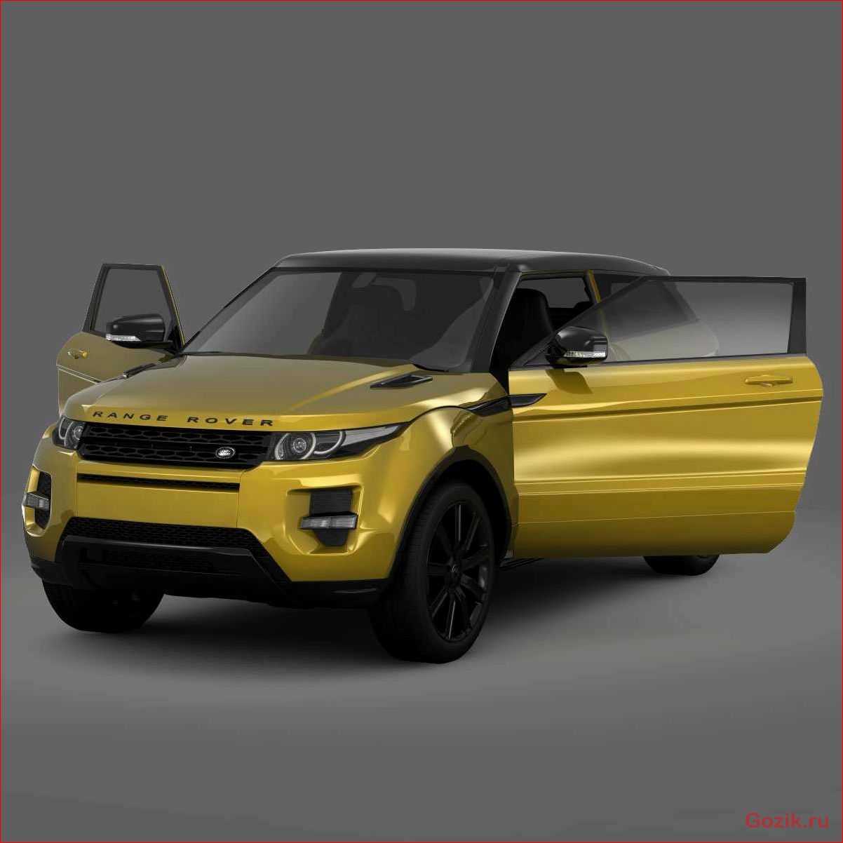 range, rover, evoque, sicilian, yellow