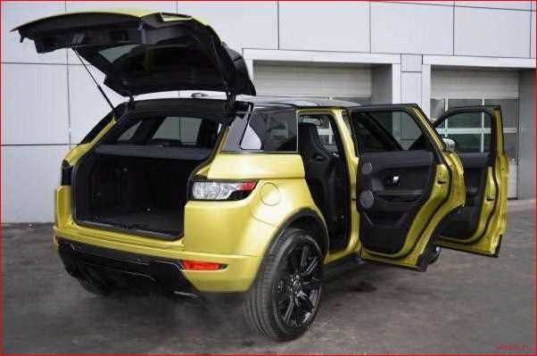 range, rover, evoque, sicilian, yellow