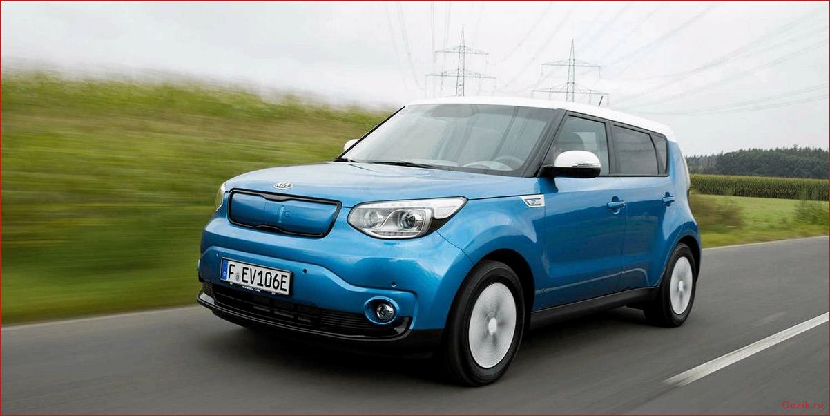Kia представляет электрический Soul EV представляет, электрический, soul