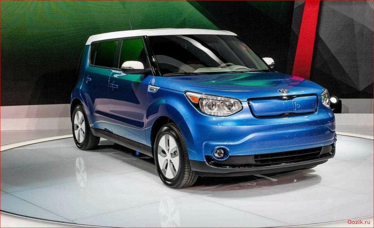 Kia представляет электрический Soul EV представляет, электрический, soul