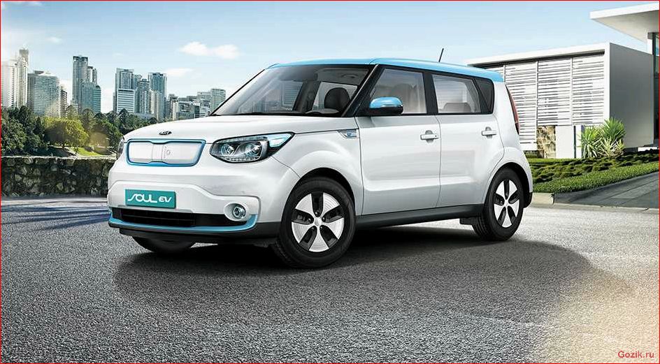 Kia представляет электрический Soul EV представляет, электрический, soul