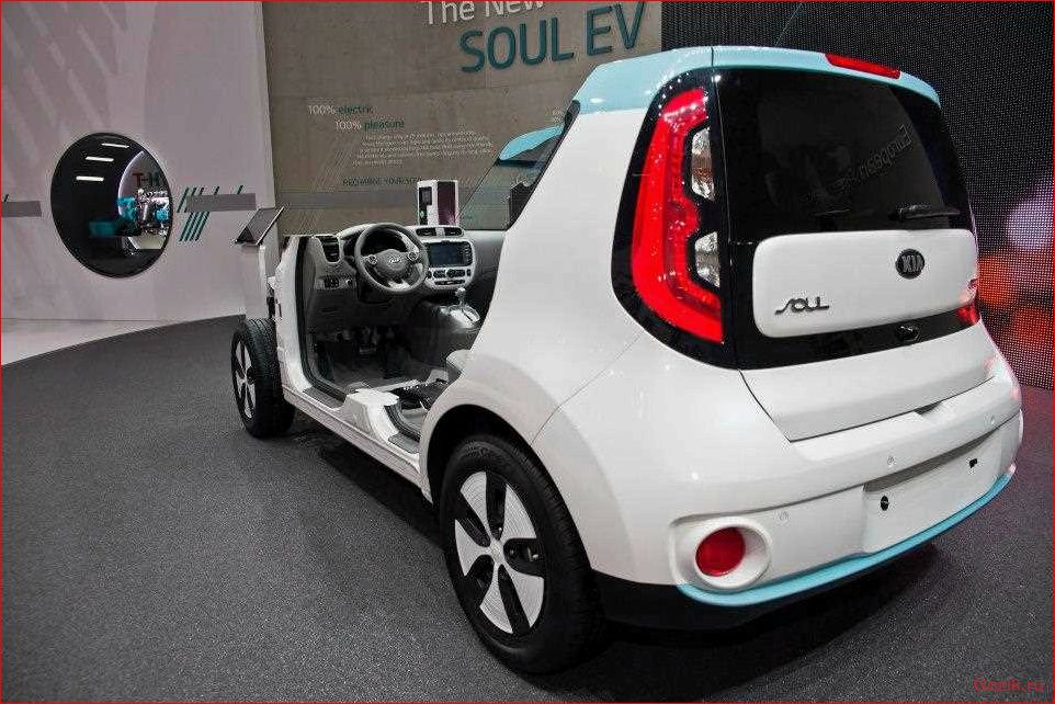 Kia представляет электрический Soul EV представляет, электрический, soul