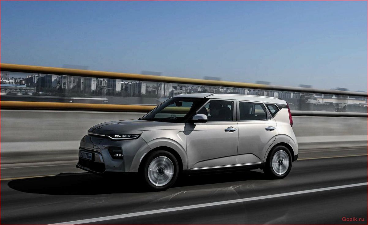 Kia представляет электрический Soul EV представляет, электрический, soul